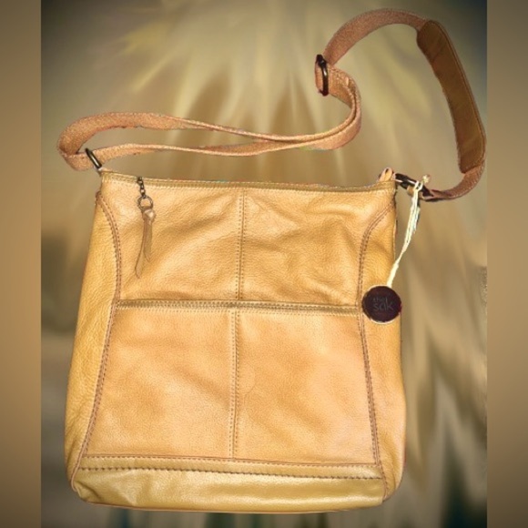 “The Sak” genuine leather crossbody bag - Picture 2 of 6
